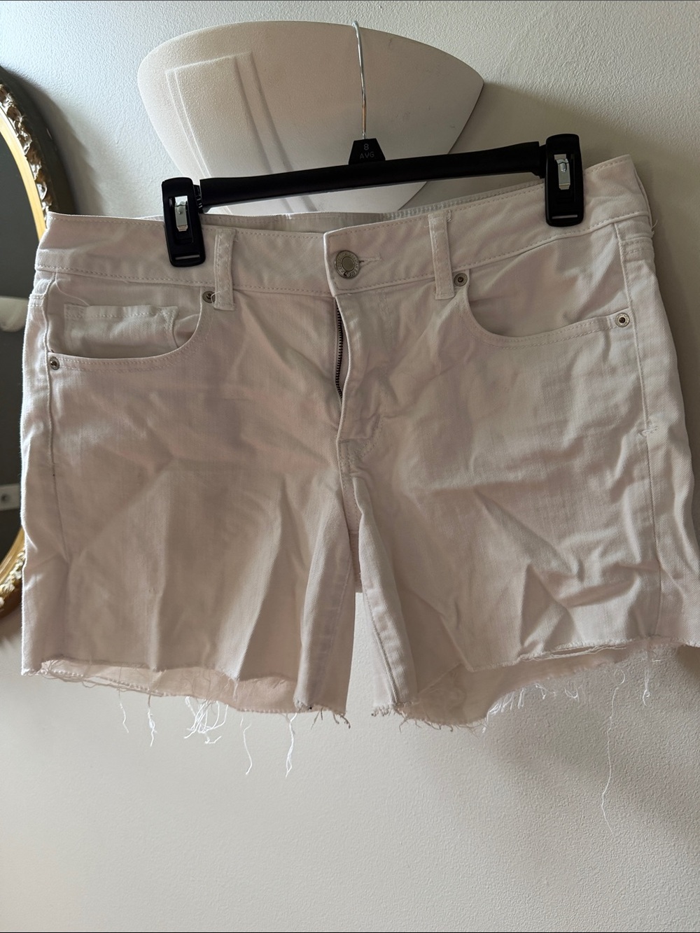 Distressed Denim Cutoff Shorts - Picture 7 of 10